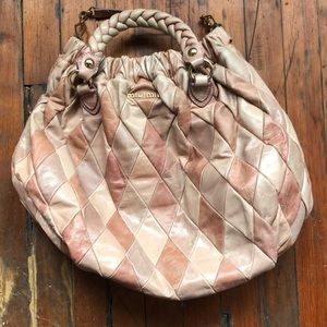 Authentic MIU MIU Leather Patchwork Bag
